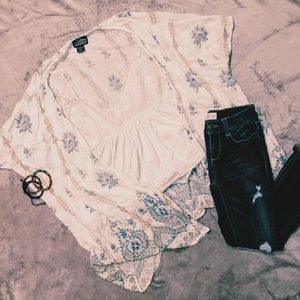 Light sheer kimono cover